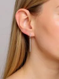 auskarai Versale sidabras 925 – minimalistinis dizainas