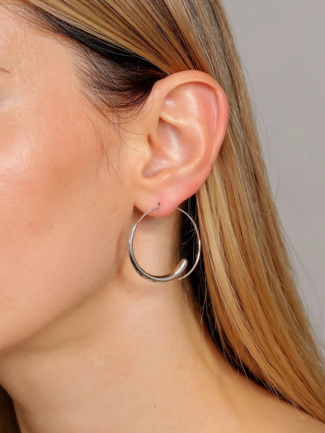 925 sidabro auskarai Glossy – blizgūs auskarai