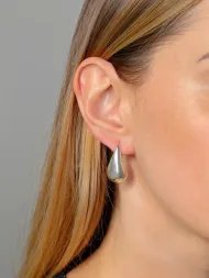 Auskarai Glossy Tear-Drop