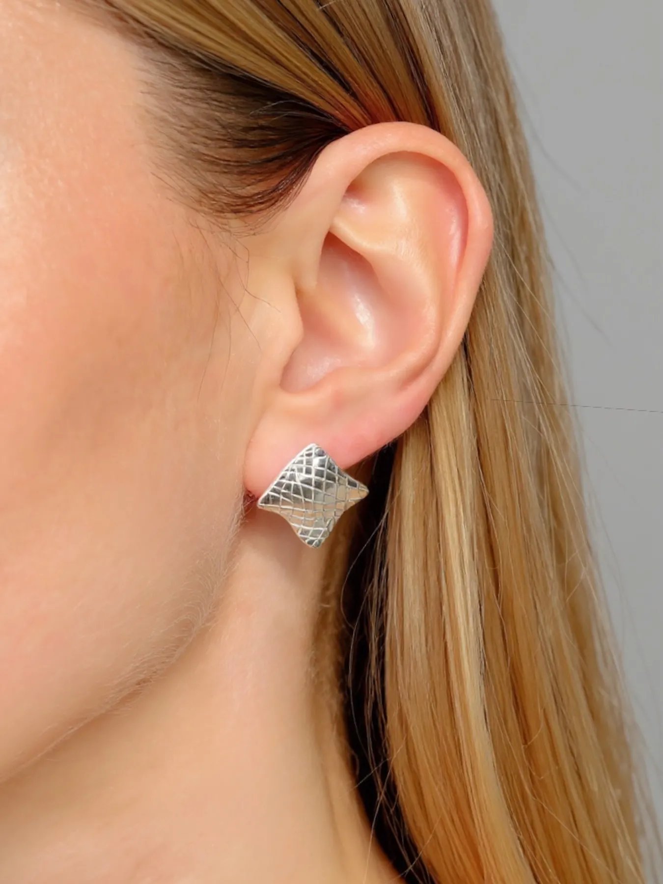 Earings Square net