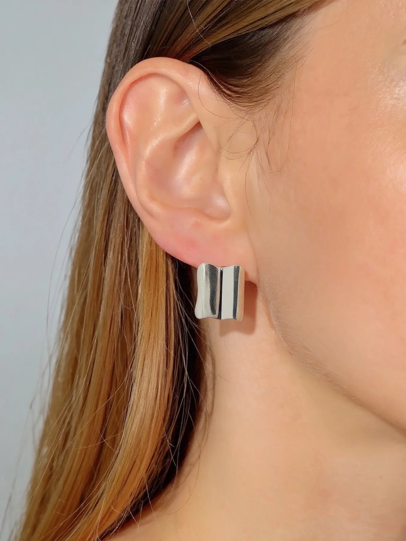Silver earrings – women’s elegant minimalist earrings