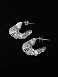 Silver earrings – expressive women’s statement earrings