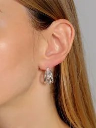 Silver earrings – women’s elegant in silver and gold