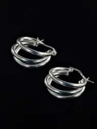 Silver earrings – women’s elegant in silver and gold