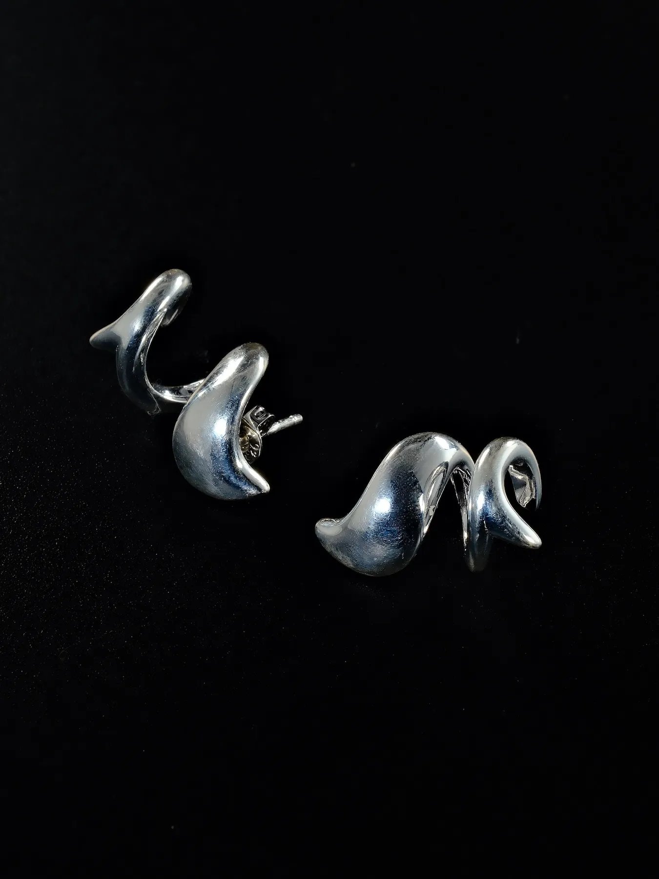 Silver earrings – expressive women’s statement earrings