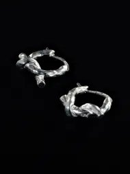 Silver Earrings for Women | Expressive 925 Sterling Hoop