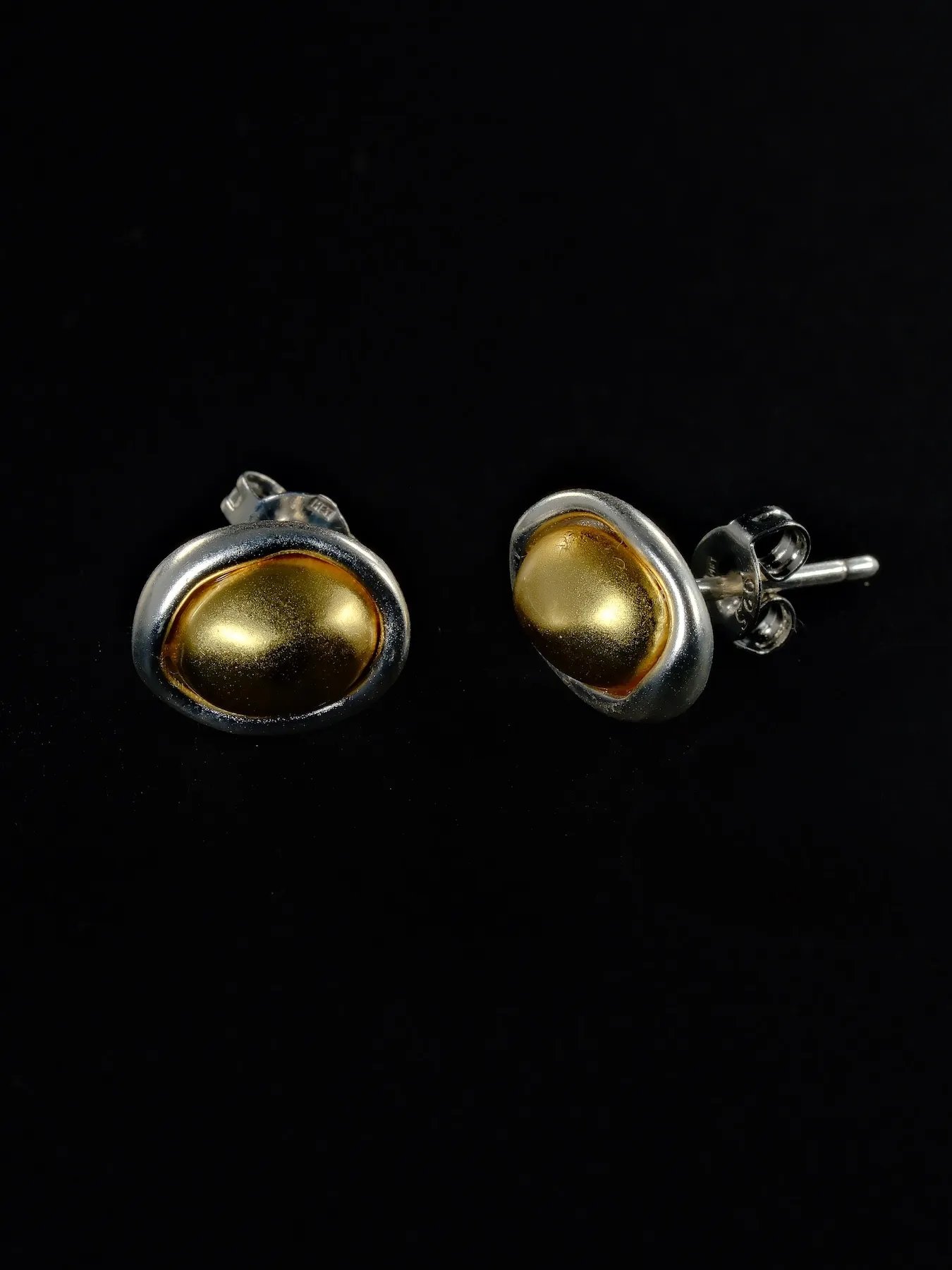 Gold color earrings – women’s 925 silver earrings