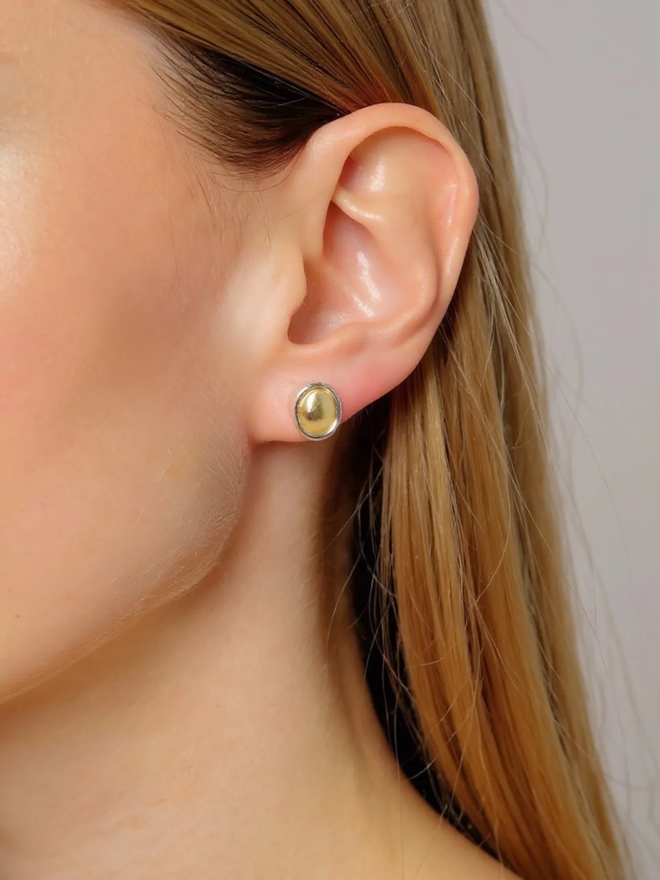 Gold color earrings – women’s 925 silver earrings