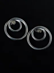 Silver earrings – minimalist women’s earrings