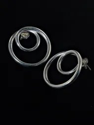 Silver earrings – minimalist women’s earrings