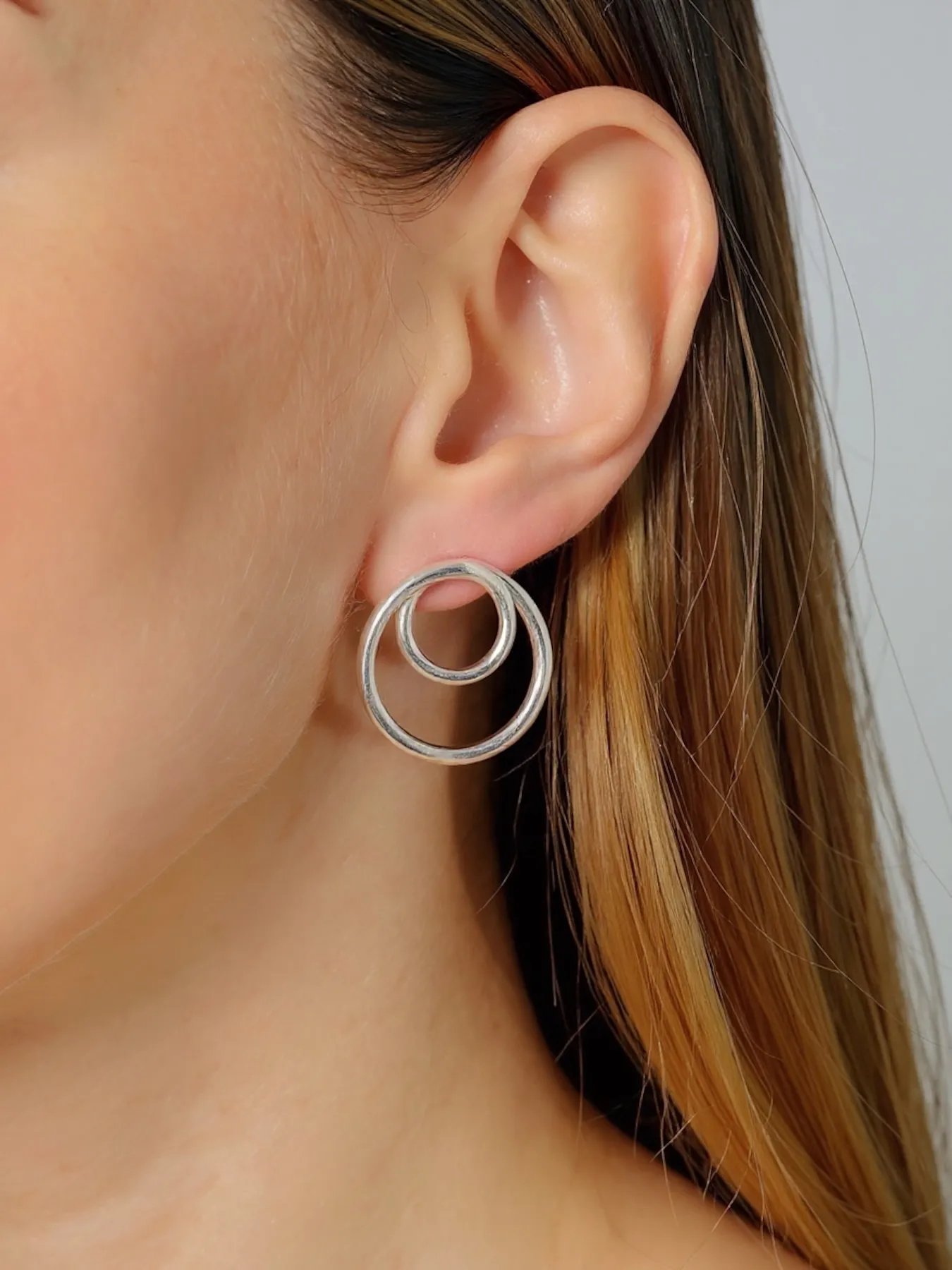 Silver earrings – minimalist women’s earrings