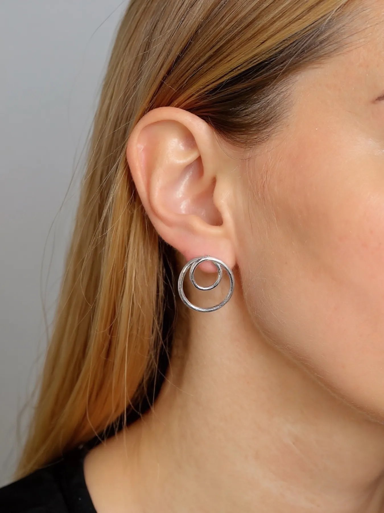 Silver earrings – minimalist women’s earrings
