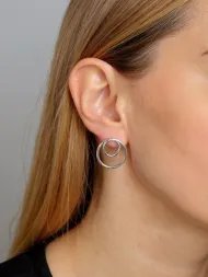 Silver earrings – minimalist women’s earrings
