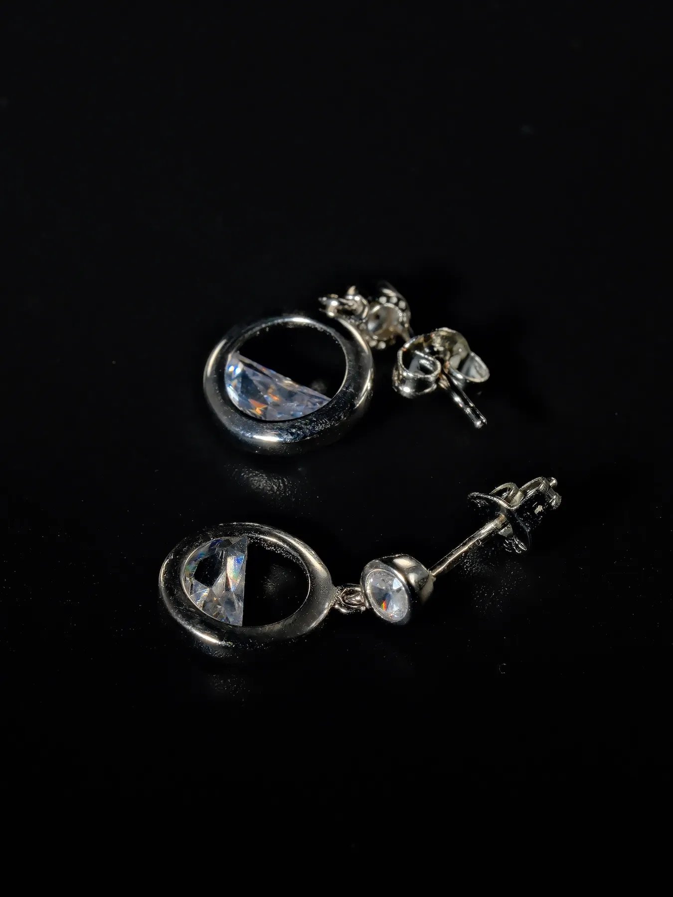 925 Silver Earrings with Cubic Zirconia – Elegant Women’s Earrings