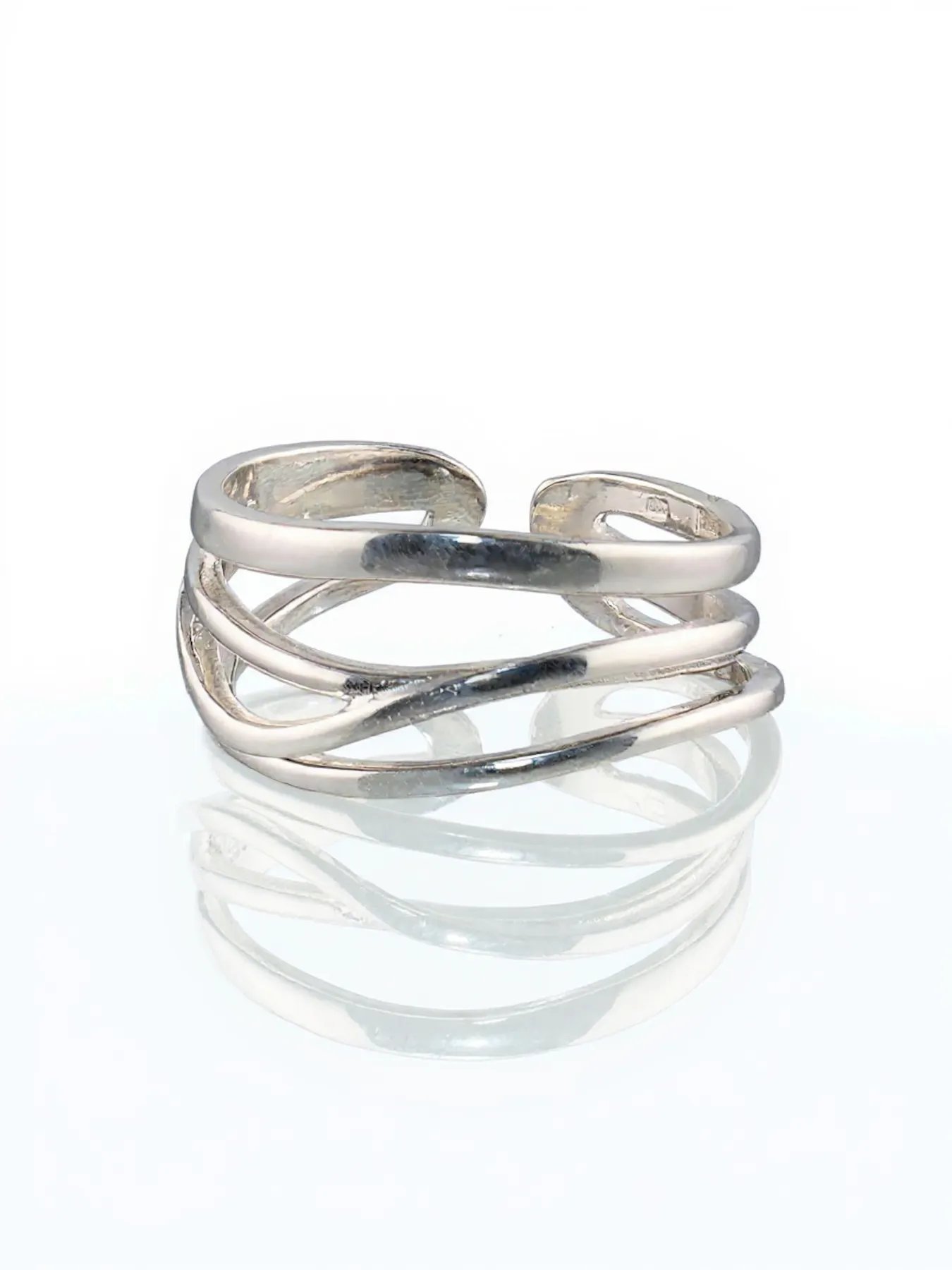 925 silver ring – wide and bold statement accessory