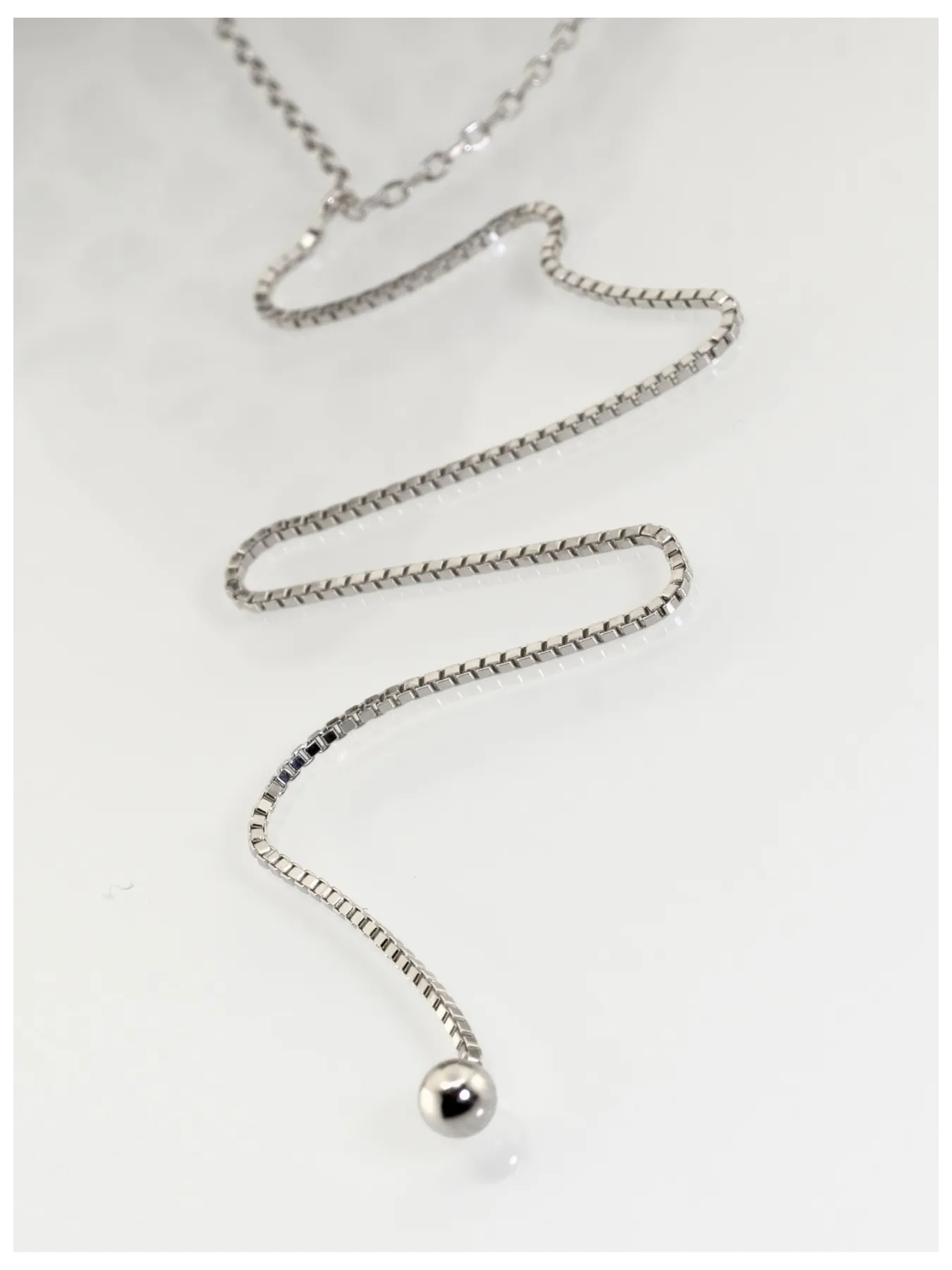 Silver necklace – 925 sterling minimalist chain