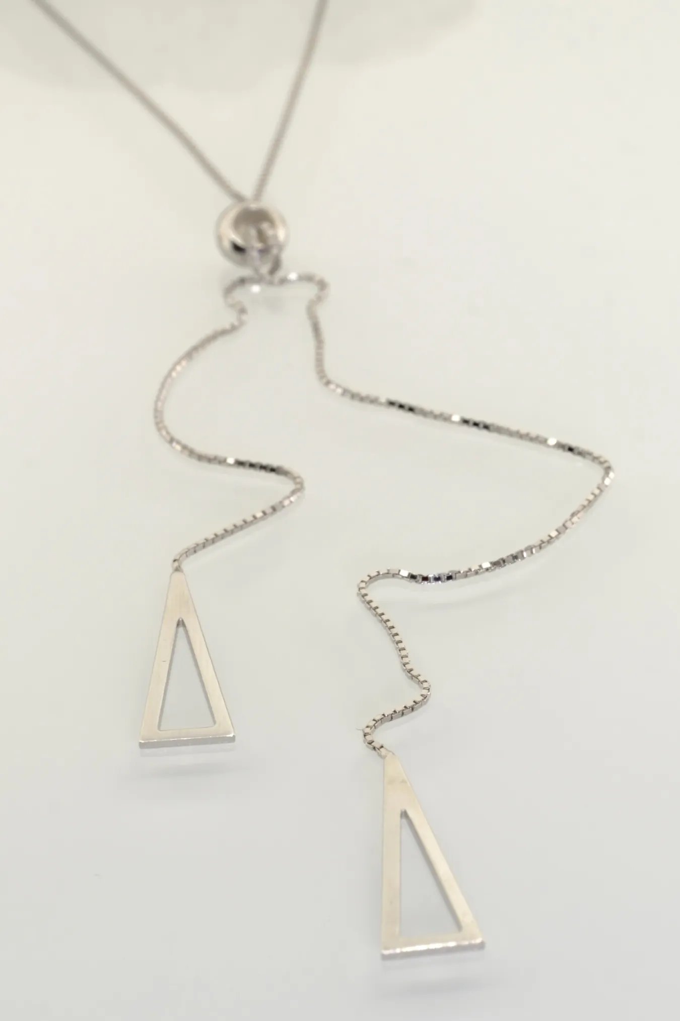 Silver necklace – adjustable 925 sterling chain