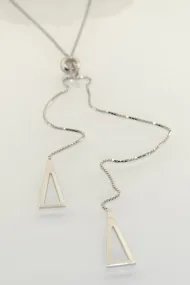 Silver necklace – adjustable 925 sterling chain