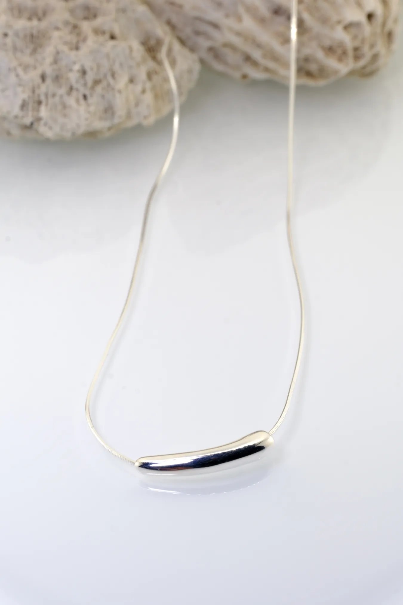 Silver necklace – minimalist 925 sterling chain