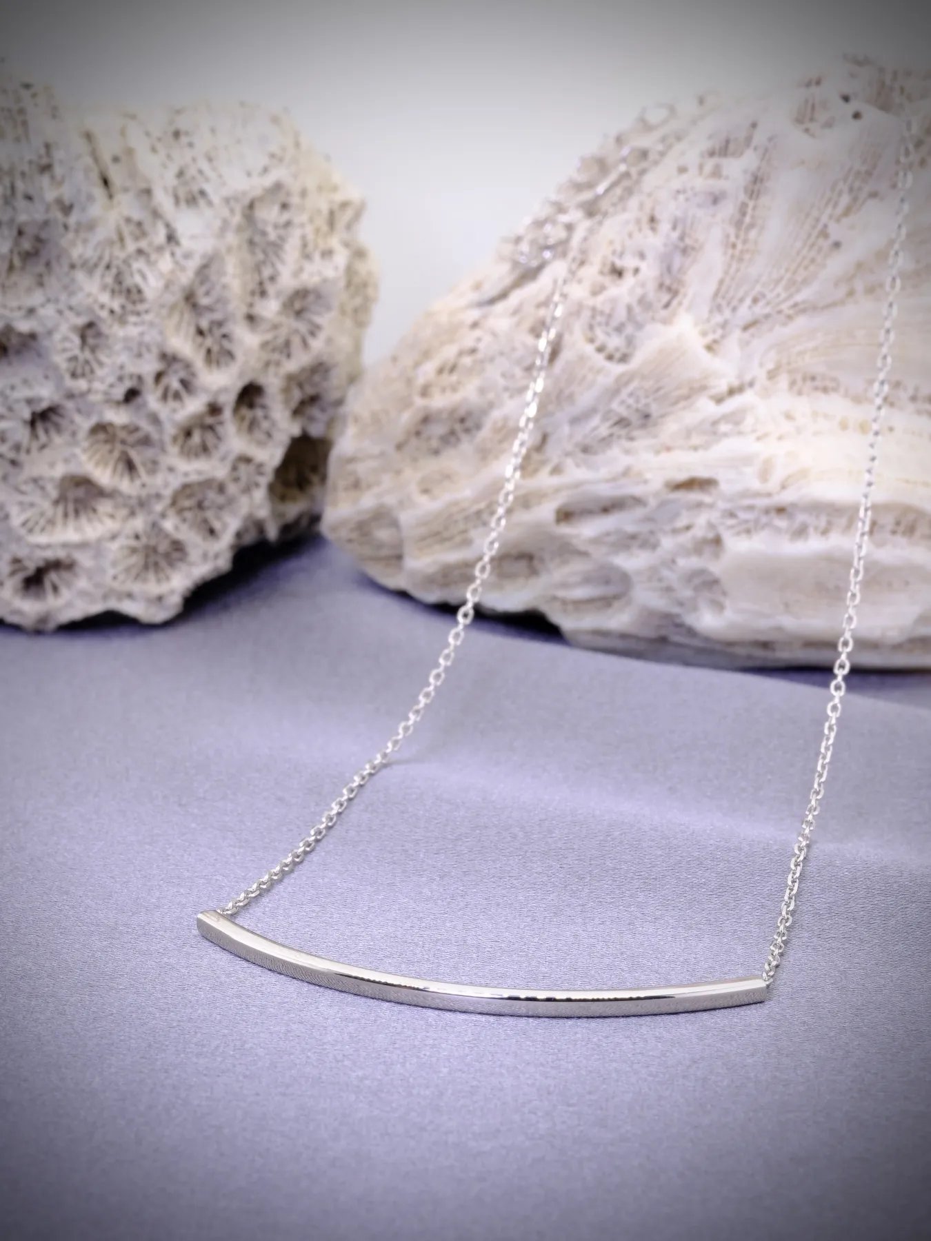 Silver necklace – minimalist 925 silver chain
