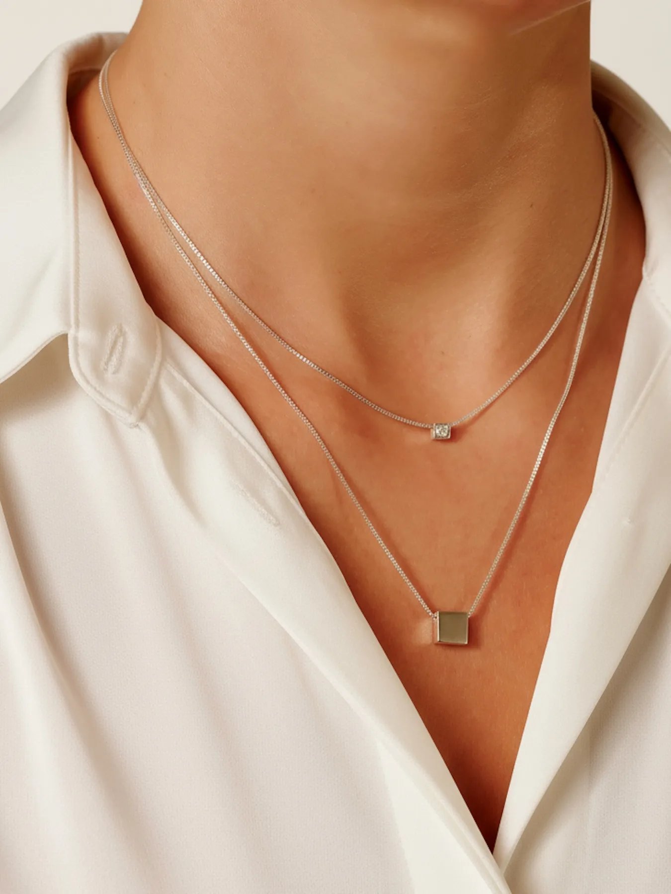 Kaklo papuošalas Box Necklace