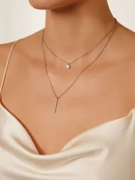 Sterling silver necklace – delicate design