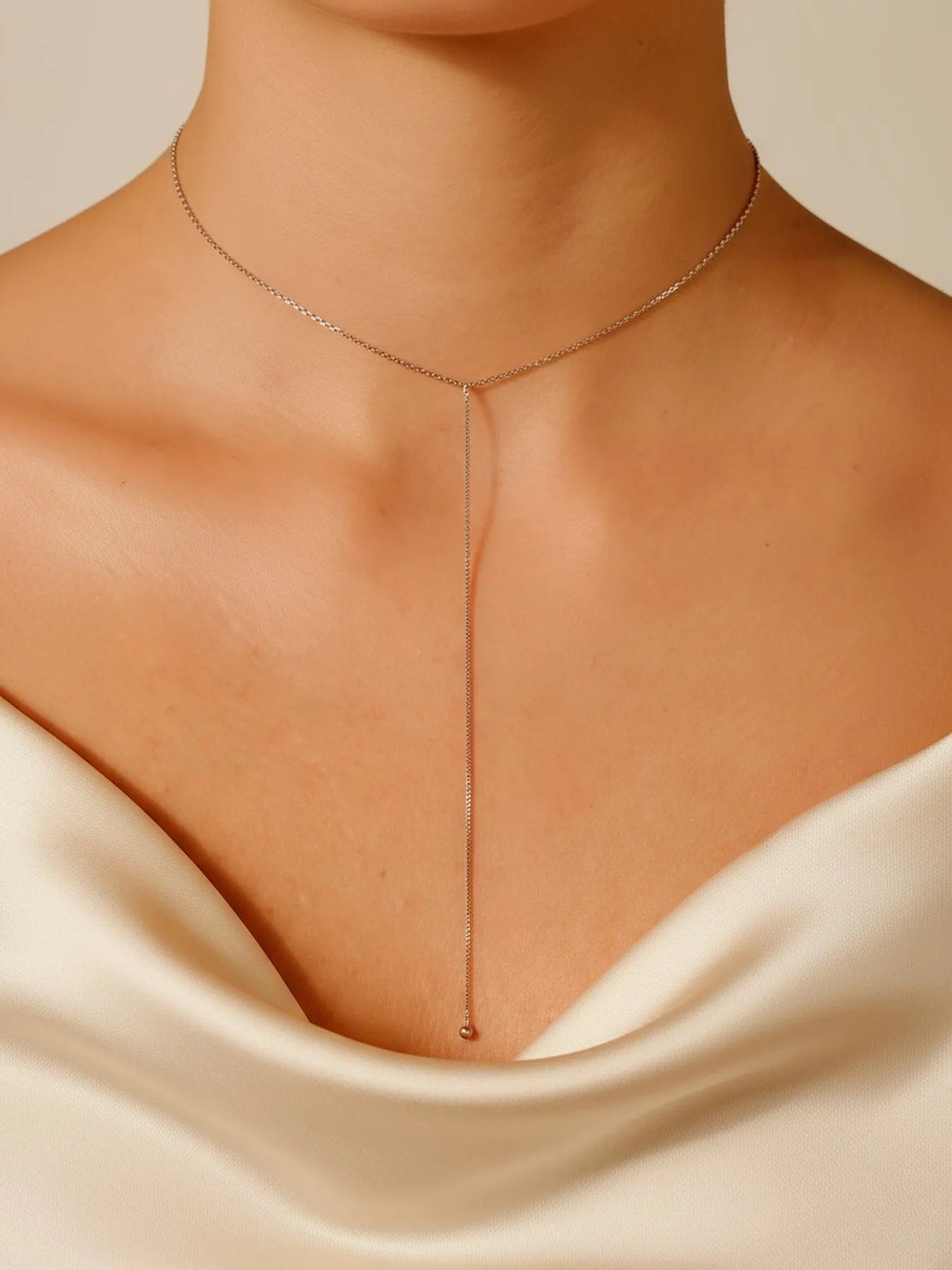 Silver necklace – 925 sterling minimalist chain