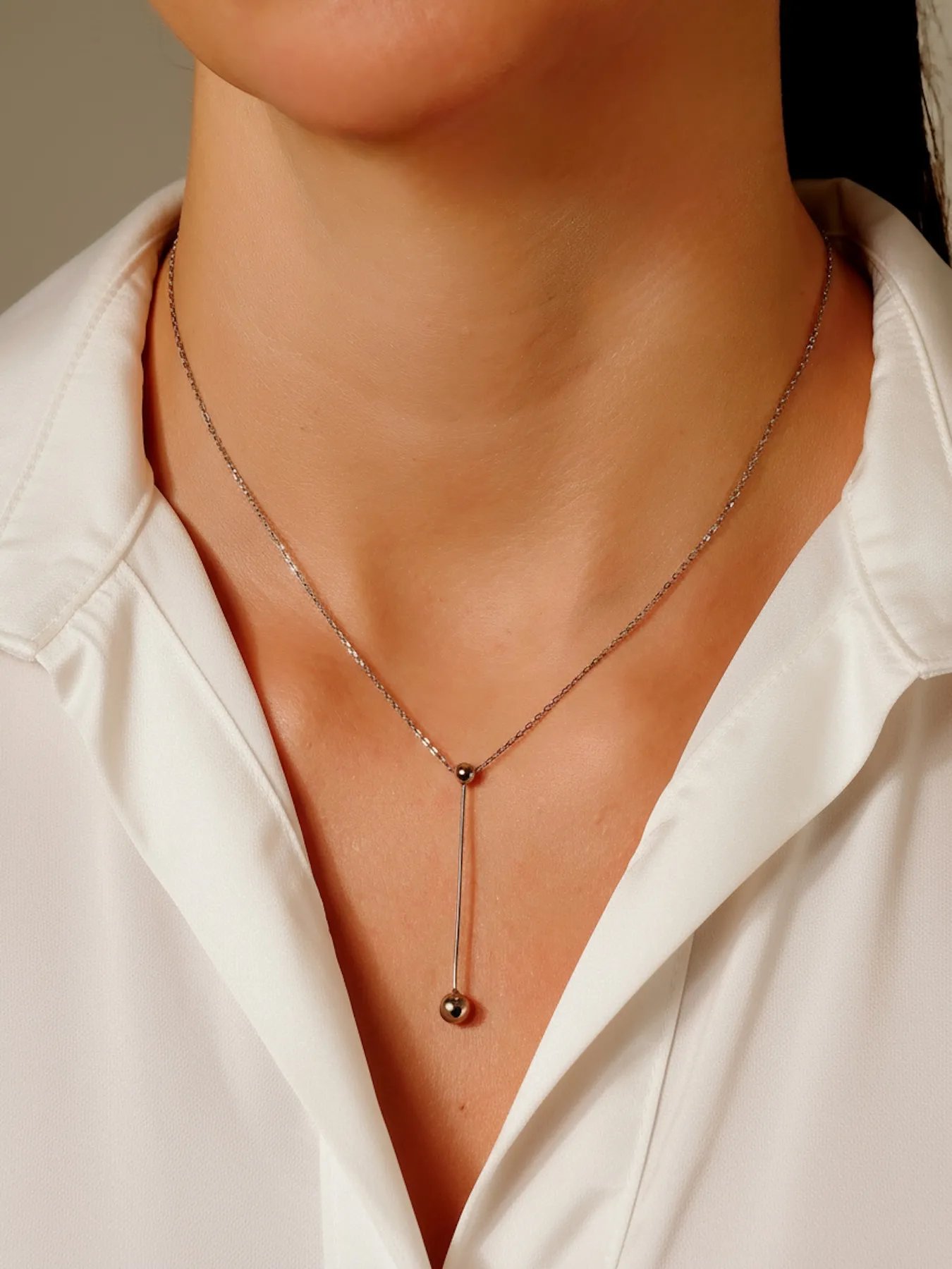 Silver necklace – minimalist 925 sterling design