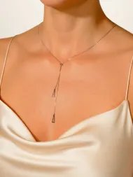 Silver necklace – adjustable 925 sterling chain