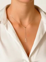 Silver necklace – adjustable 925 sterling chain