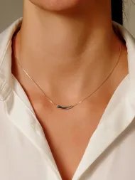 Silver necklace – minimalist 925 sterling chain