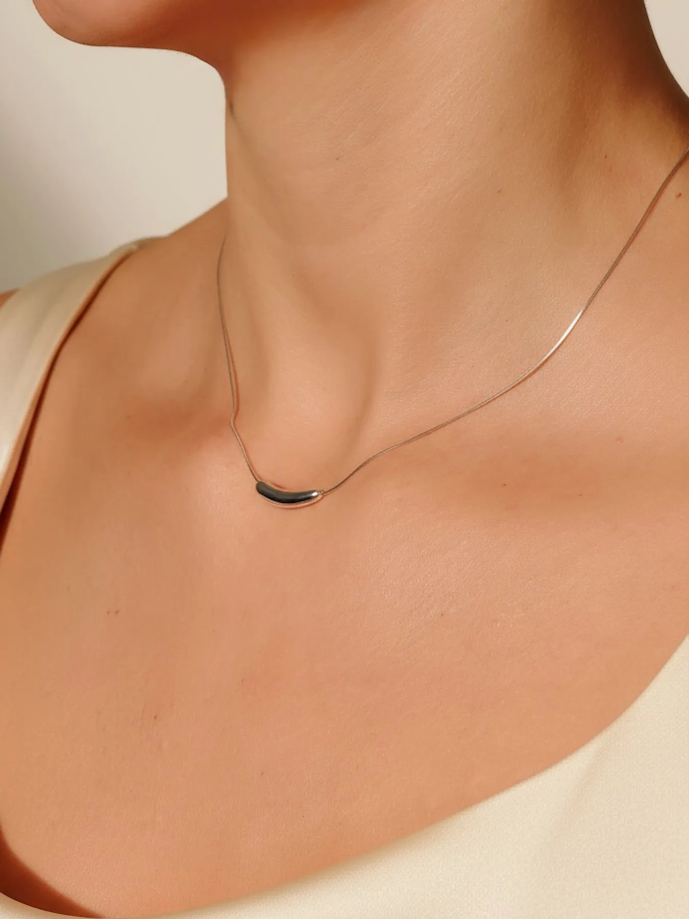 Silver necklace – minimalist 925 sterling chain