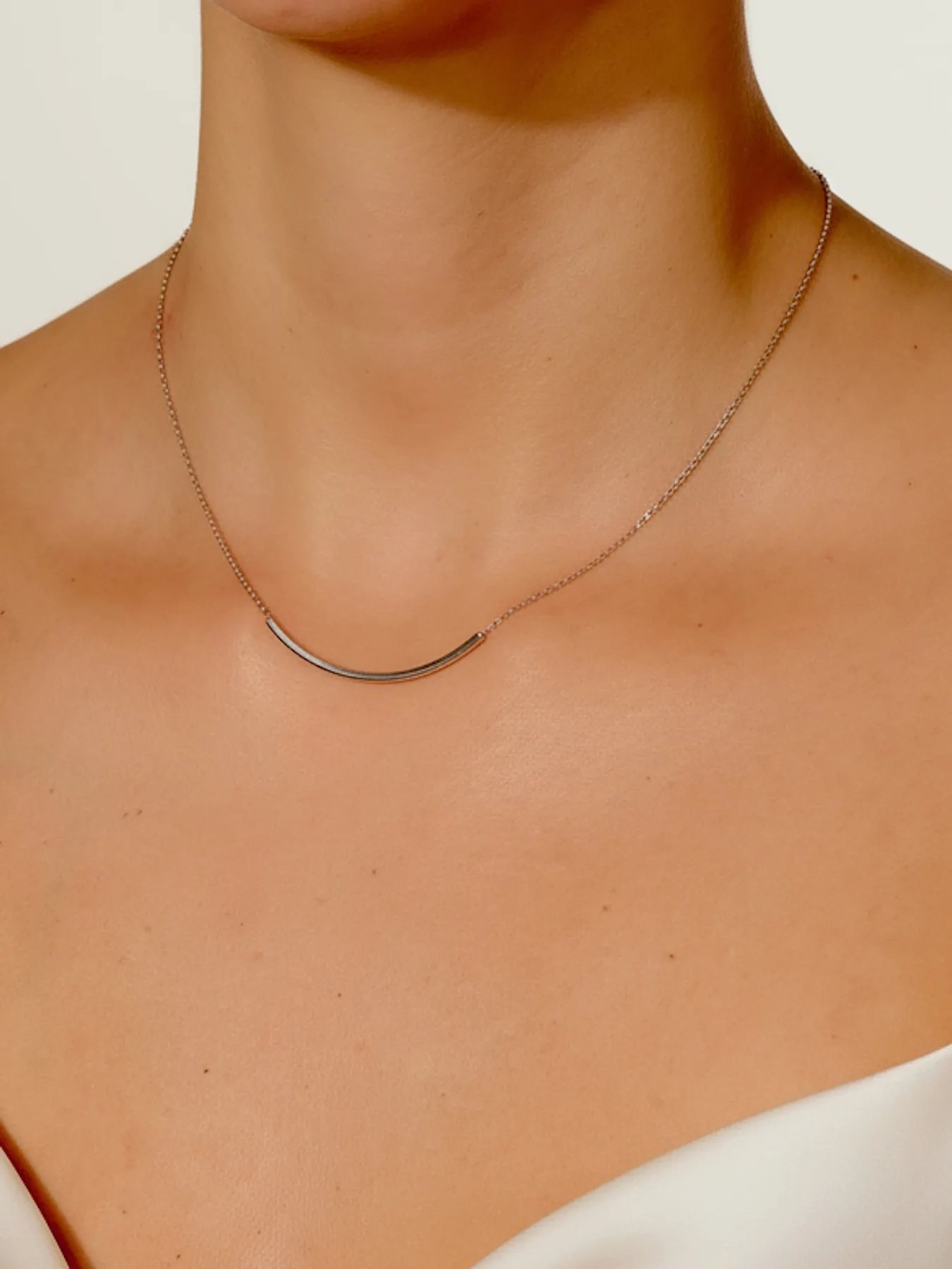 Silver necklace – minimalist 925 silver chain