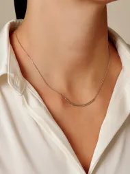 Silver necklace – minimalist 925 silver chain