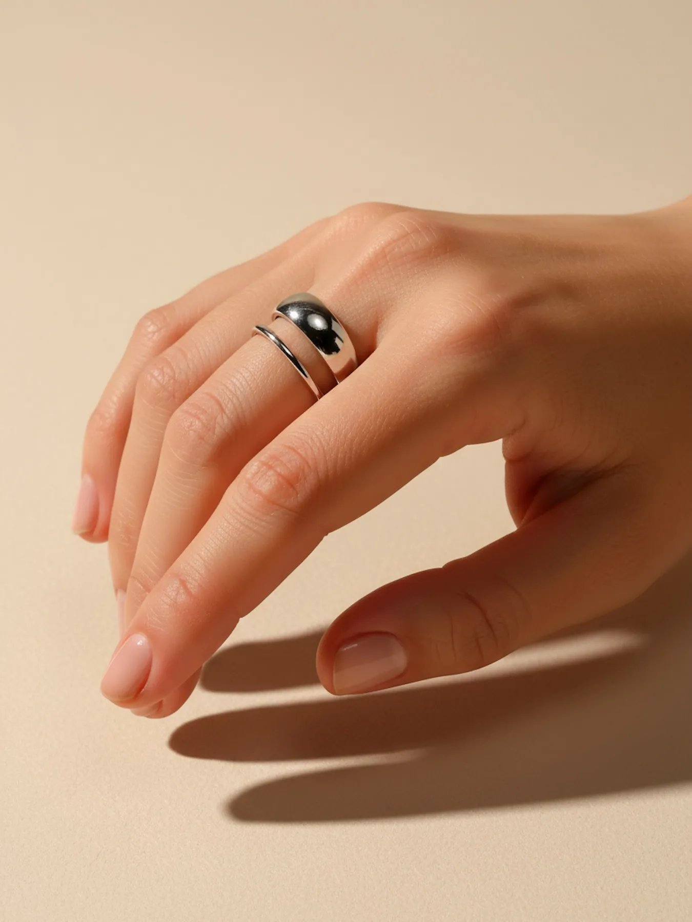 925 silver ring – sculptural modern accessory