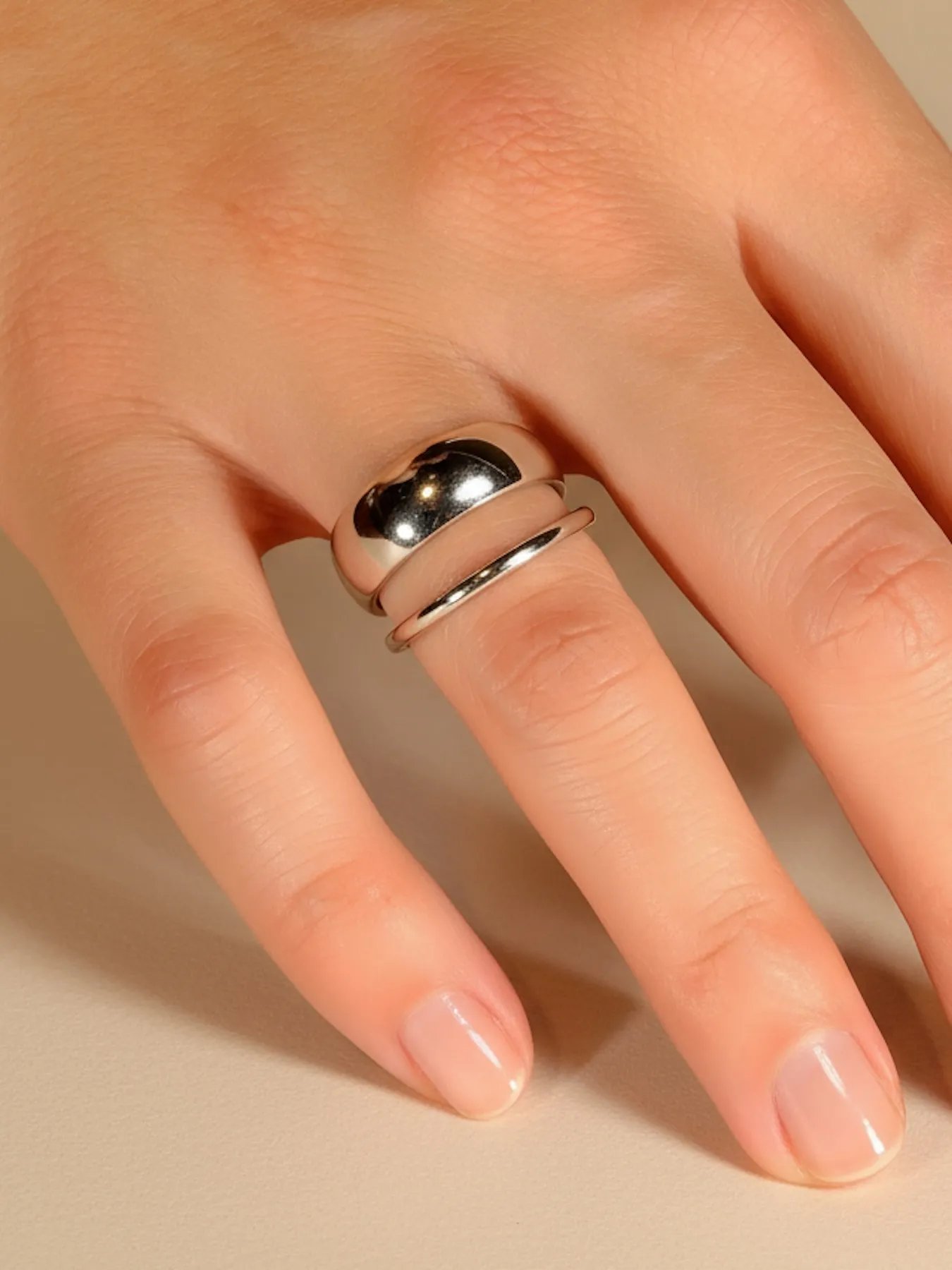 925 silver ring – sculptural modern accessory