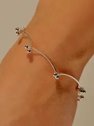 Sterling silver bracelet with bubbles