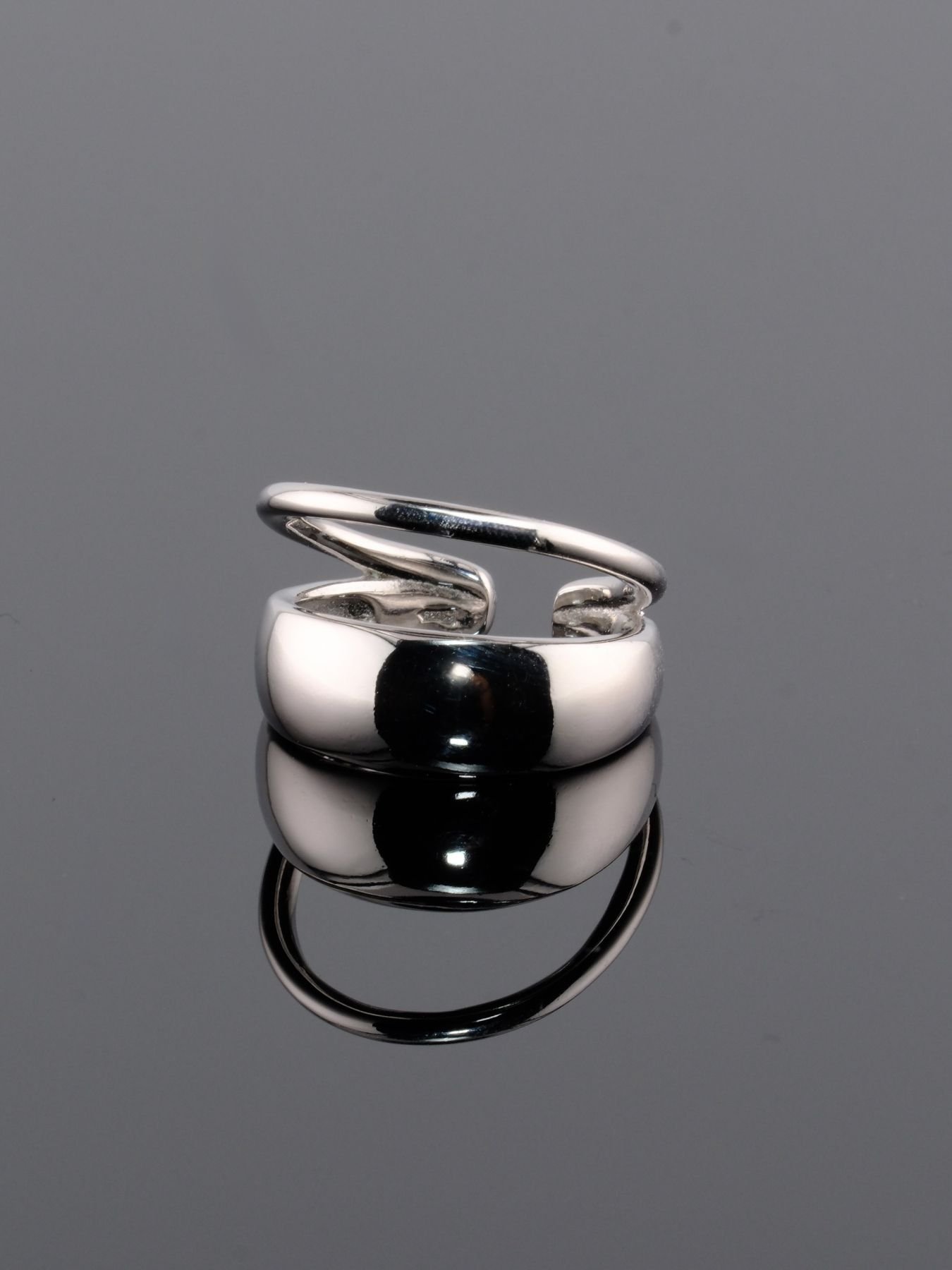 925 silver ring – sculptural modern accessory