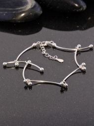 Sterling silver bracelet with bubbles