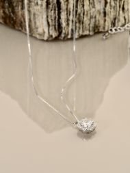 Grandinėlė ant kaklo White Zircon