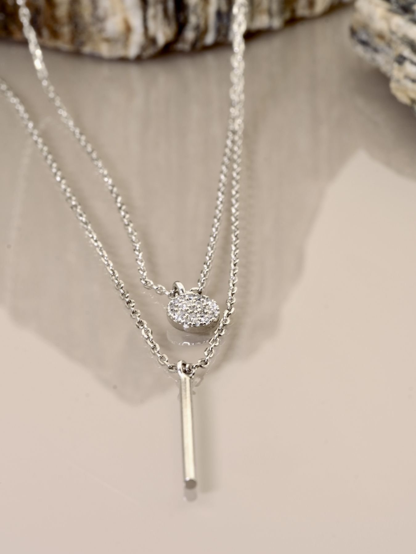 Kaklo papuošalas Geometric Pendant