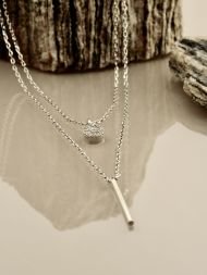 Sterling silver necklace – delicate design