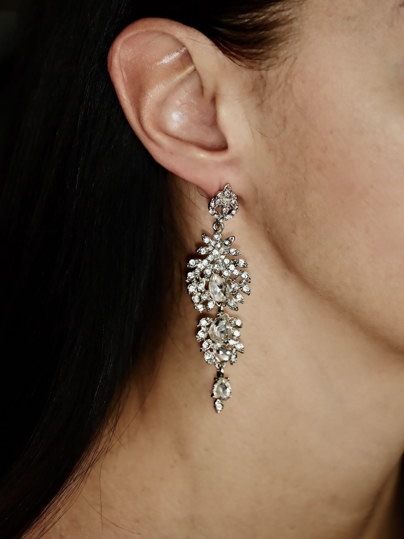 Wedding earings "Perch"