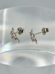 auskarai Mini Branch sidabras 925 – minimalistinis dizainas