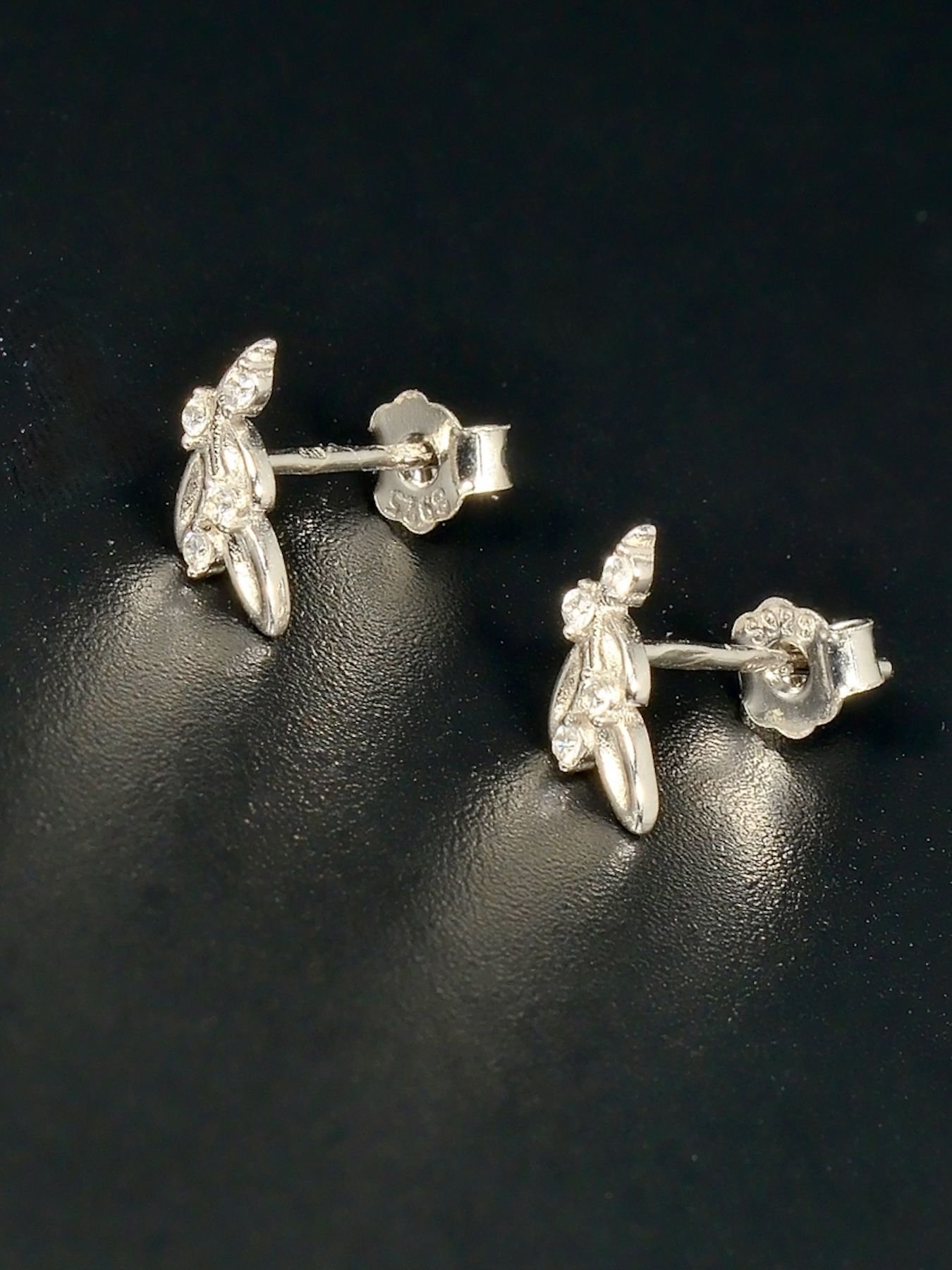 auskarai Mini Branch sidabras 925 – minimalistinis dizainas