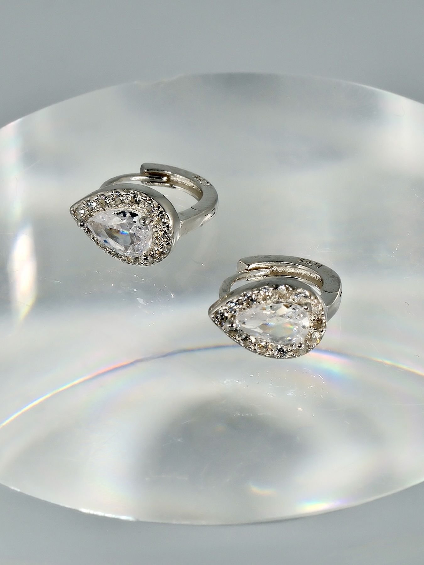 auskarai Silver Shiny Zircon sidabras 925 – su cirkoniais