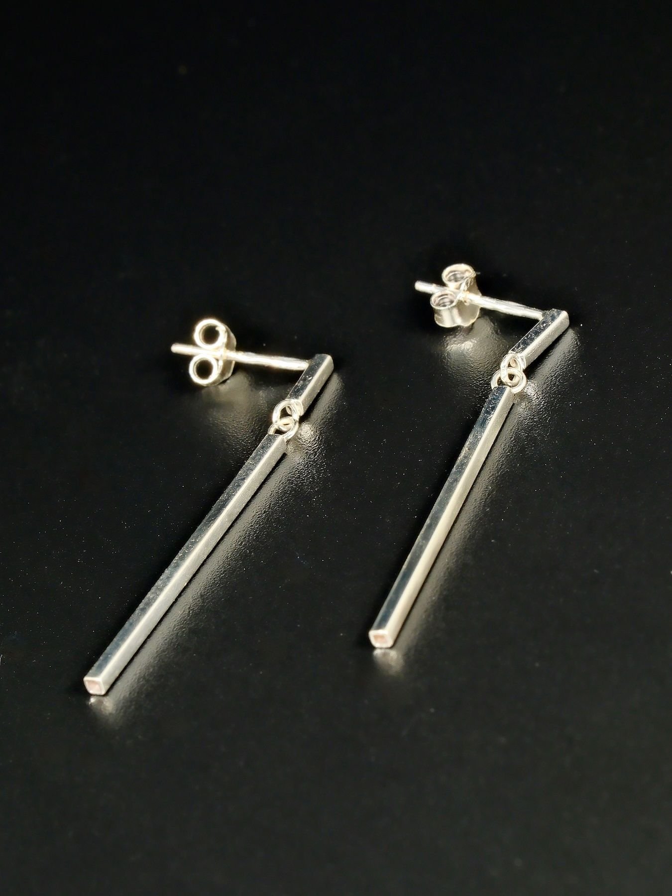 Versale earrings 925 silver – minimalist silver design