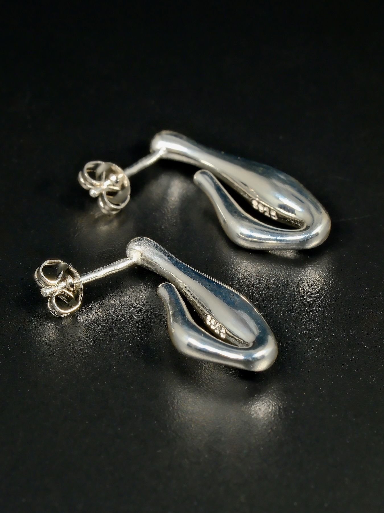 auskarai Paula sidabras 925 – originalios formos auskarai