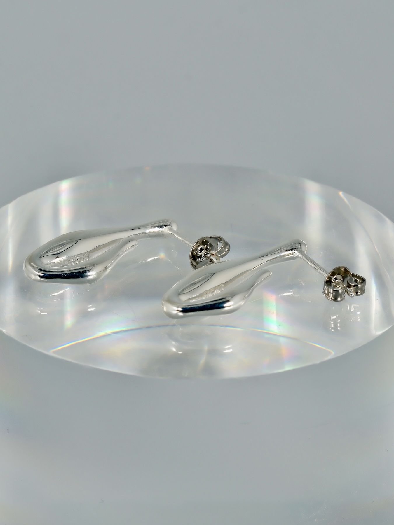 Paula earrings 925 silver – original shape earrings