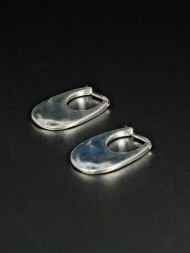 auskarai U Shape sidabras 925